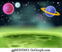 Outer Space Clip Art - Royalty Free - GoGraph