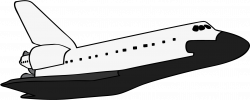 HD You Can Use This Simple Space Shuttle Clip Art On Your ...