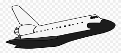 You Can Use This Simple Space Shuttle Clip Art On Your ...