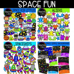Space Fun Bundle {Space Clipart} by Krista Wallden ...