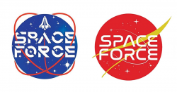 trump administration asks supporters to vote on space force logo