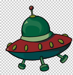 Cartoon , Sci-Fi spacecraft ufo, red and green spaceship PNG ...