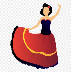 Spanish Level Spain Flamenco Background - Cartoon Clipart ...