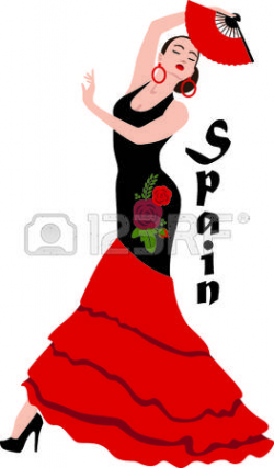 Spain flamenco dancers clipart 6 » Clipart Station