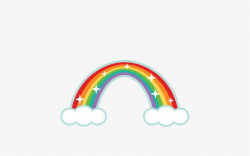 Rainbow Sparkle Clipart - Cute Rainbow Clipart Png ...