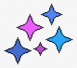Sparkles - Png Pixel Art Sparkle - Free Transparent PNG ...