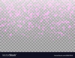 Pink sparkles on a transparent background