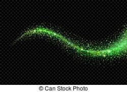 Green glitter particle background. abstract confetti texture.