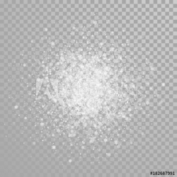 Christmas snow sparkling snowflakes glitter confetti on ...