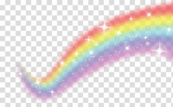 Crazy, sparkling rainbow illustration transparent background ...