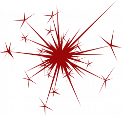 Red Sparkles Fireworks transparent PNG - StickPNG