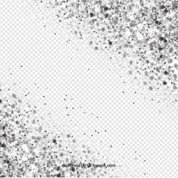 Transparent silver glitter background Vector | Free Download