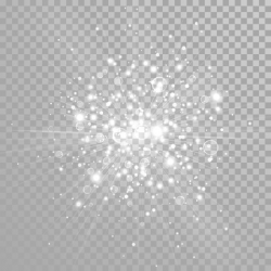 Vector diamond glitter splatter. Star light particles ...