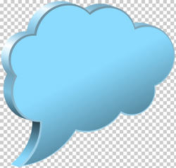 Speech balloon , Speech Bubble Cloud Transparent , blue ...