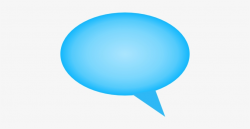 Blue Thought Bubble Png Download - Blue Speech Bubble Left ...