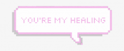 Speechbubble Text Pixel Pixelspeechbubble Pink Pastel - Pink ...
