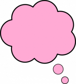 Thought Bubble Pink Clip Art at Clker.com - vector clip art ...