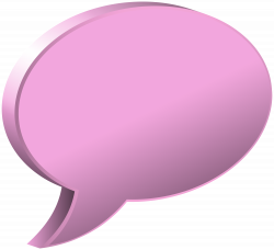 Speech Bubble Pink Transparent PNG Image | Gallery ...