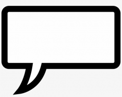 Speech Bubble Template - Speech Bubble Rectangle Png - Free ...