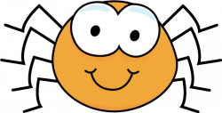 Cute Orange Spider Clip Art | Clipart Panda - Free Clipart Images