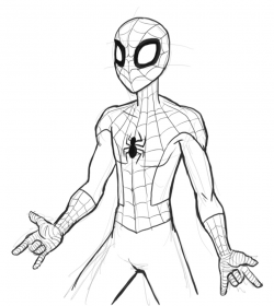 Free Spiderman Drawing Easy, Download Free Clip Art, Free Clip Art ...