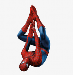 Spiderman Hanging Upside Down Drawing | Free download best Spiderman ...