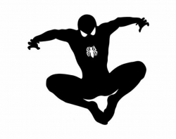 spiderman silhouette - Clip Art Library