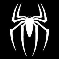 Spiderman Spider Logo Vinyl Decal Sticker|Cars Trucks Vans Walls  Laptops|WHITE|5.5 In|KCD759