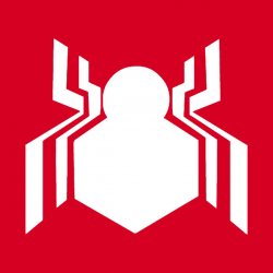 NEW Spider-man Logo with back Print