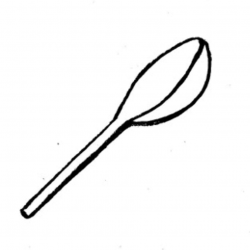 Free Spoon Clipart Black And White, Download Free Clip Art ...