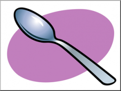 Clip Art: Basic Words: Spoon Color Unlabeled I abcteach.com ...