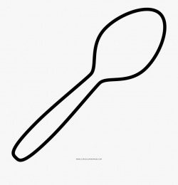 Spoon Drawing Coloring Page - Spoon Colouring Page, Cliparts ...