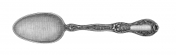Fancy fork clipart black and white - Clip Art Library