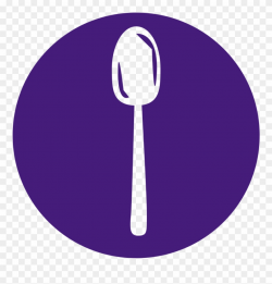 Spoon Clipart Purple - Spoon University Purple - Png ...