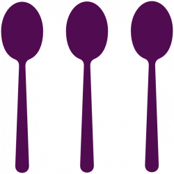 Purple clipart spoon, Purple spoon Transparent FREE for ...