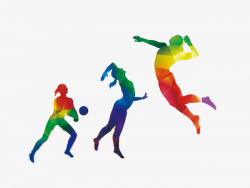 Download Free png Color Sports Figures, Color Clipart, Sports ...