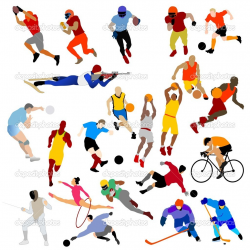 Colored vector sport clip-art | Clipart Panda - Free Clipart Images