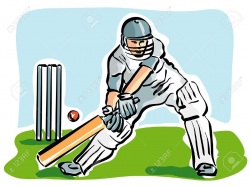 Cricket clipart cricket team pencil and in color - ClipartPost