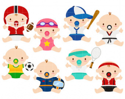 cute sports clipart   Etsy - Clip Art Library