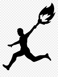 Run Sports Clipart, Explore Pictures - Man Running With Torch - Png ...