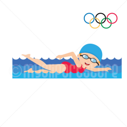 Girl Swimmer Clipart | Free download best Girl Swimmer Clipart on ...