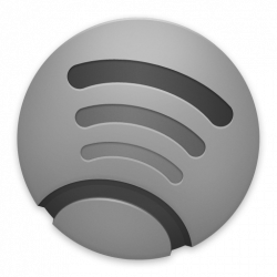 Grey Spotify Icon - Spotify Icon - SoftIcons.com