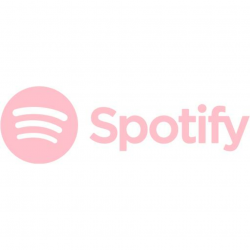 Pink spotify 2 icon - Free pink site logo icons