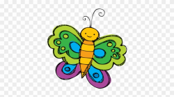 Spring Break Clip Art - Butterfly Spring Clip Art - Free ...