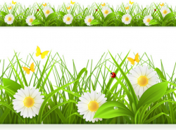 Spring flowers border clip art free vector download (220,430 Free ...