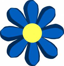 Blue Spring Flower Clip Art at Clker.com - vector clip art ...