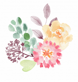 Flowers Flower Watercolor Watercolour Floral Bouquet Spring ...