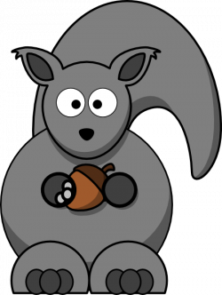Gray Squirrel Clipart