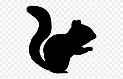Squirrel - Silhouette - Animals Illustration - Squirrel ...