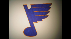 How to Draw the St. Louis Blues logo